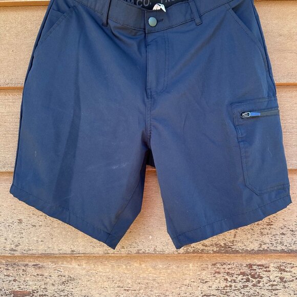 Trunks Surf & Swim Co. Mens Navy Swim Shorts Size 32 With Zipper Pocket - Picture 6 of 9